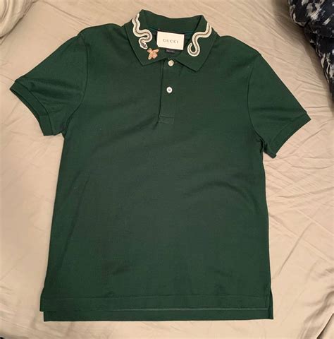 gucci snake polo grailed|gucci polo shirt snake collar.